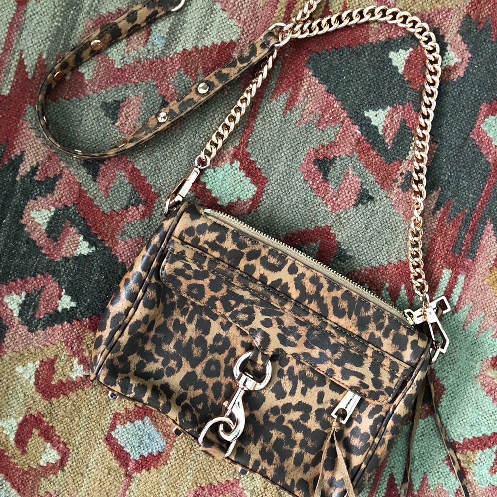 Rebecca Minkoff leopard crossbody